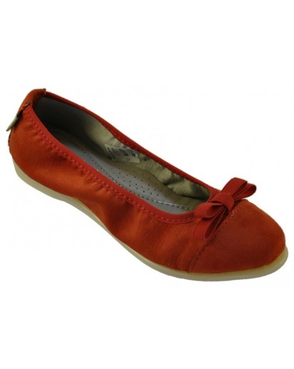 BALLERINA MICROFIBRA ROSSO