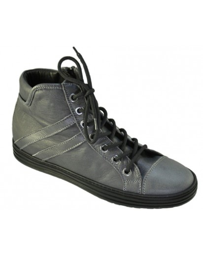 SNEAKER ALLACC. VITELLO GRIGIO