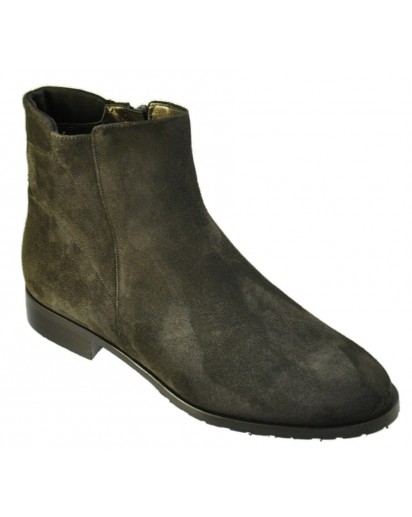 STIVALETTO CAMOSCIO TESTA DI MORO