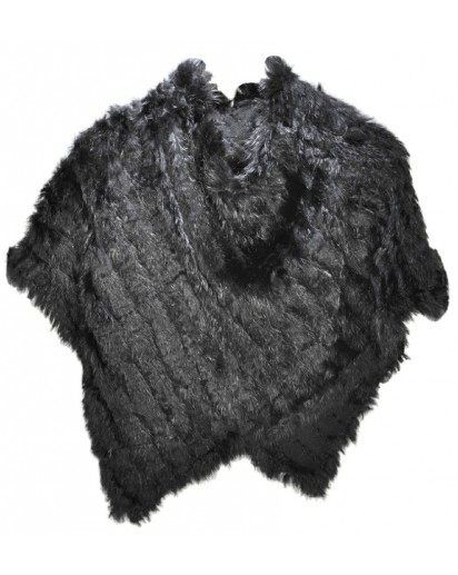 PONCHO LAPIN NERO