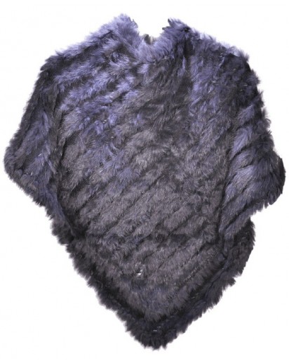 PONCHO LAPIN BLU