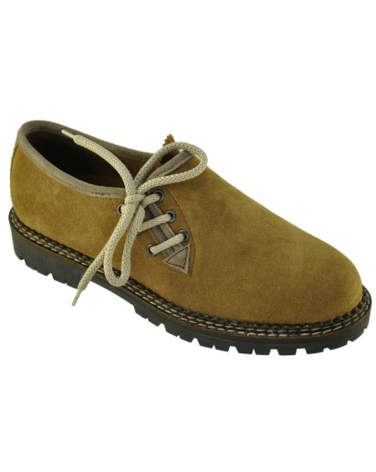 SCARPA ALLACCIATA LAT. CAMOSCIO BISCOTTO