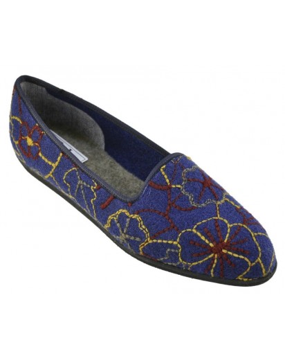 SCARPETTA PANTOFOLA FELTRO BLUETTE RIC.