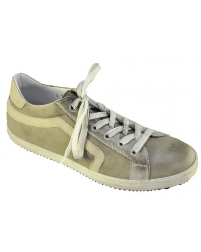 SNEAKER ALLACC.VIT. TAUPE-CENERE-CREMA