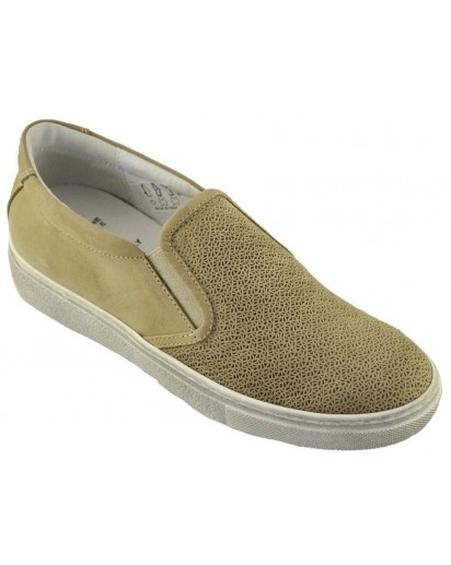 SNEAKER A PANTOF. NABUK VISIONE + SERIGR