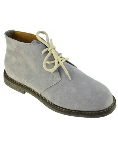 POLACCO TIPO CLARK CAMOSCIO GRIGIO CHIAR