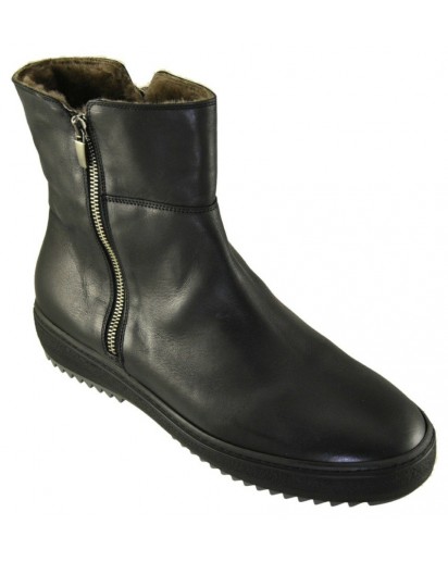 STIVALETTO PELLE NERO + O.C.S.