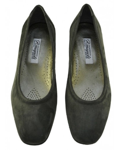 SCARPA DECOLLETE CAMOSCIO ANTRACITE