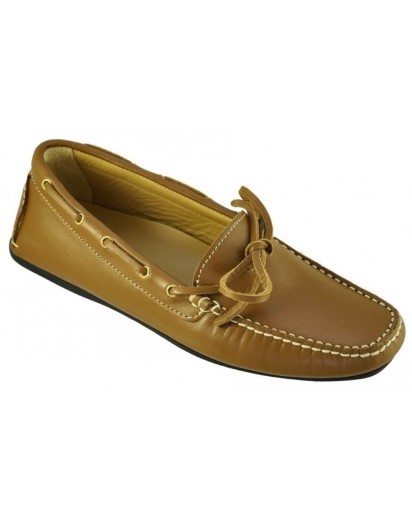 MOCASSINO NAPPA CUOIO SUOLA GOMMA