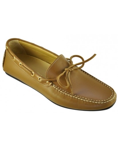 MOCASSINO NAPPA CUOIO SUOLA GOMMA