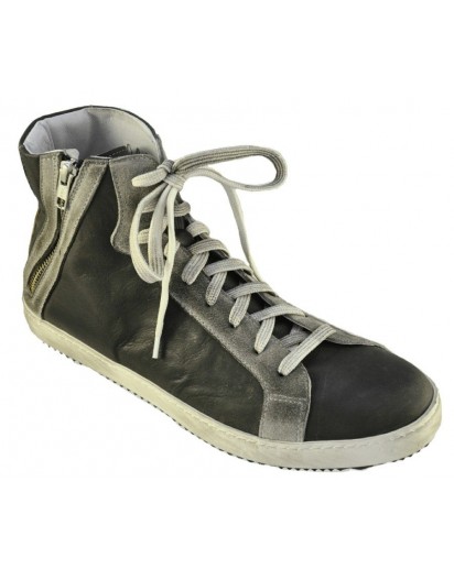 SNEAKER ALTO ALLAC.VIT.INGR.GRIGIO-CREMA