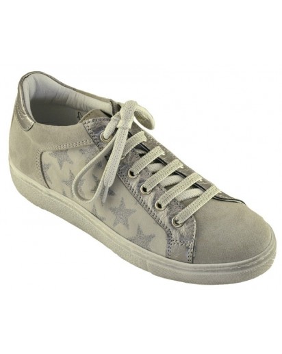 SNEAKER ALLACCIATO CAM.CENERE RIP.LAM.