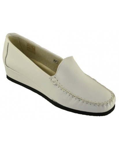 MOCASSINO NAPPA BIANCO ZEPPA 30