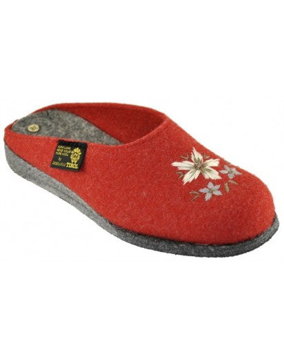 SABOT FELTRO ROSSO RIC.FIORI S.FELTRO