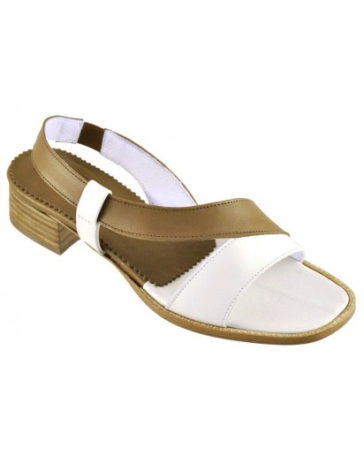 5627 SANDALO VITELLO CUOIO/BEIGE