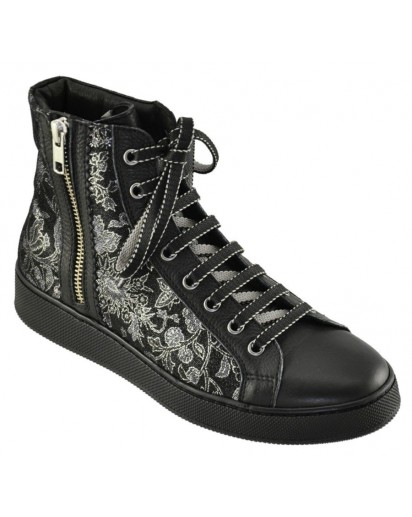 SNEAKER ALLACCIATO SOFTY LOTO NERO
