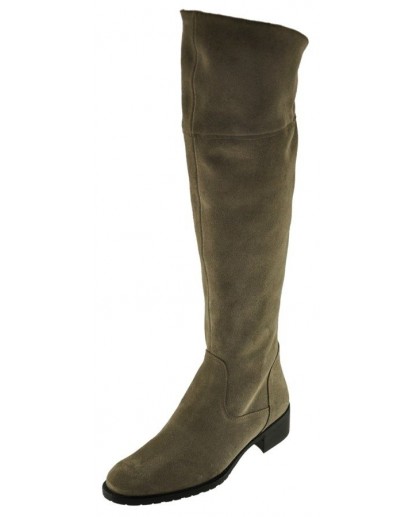 Stivale lungo camoscio hotsell