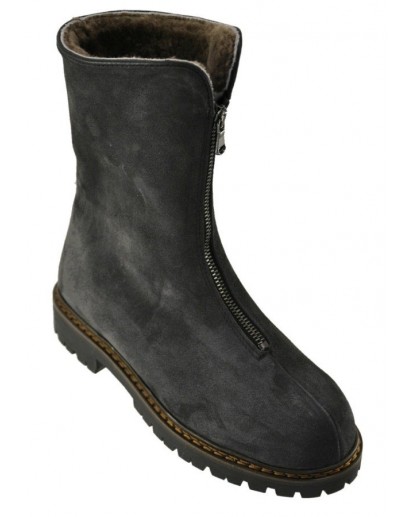 STIVALETTO CAMOSCIO BLU FOD.MONTONE