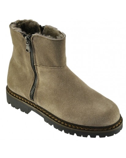 STIVALETTO CON 2 CERN. CAMOSCIO NATUR
