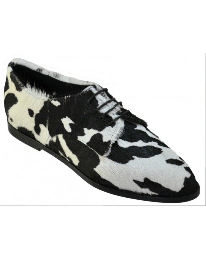 SCARPA ALLACC.CAVALLINO MUCCA NERO S.CUO