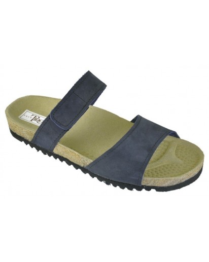 7C2 CIABATTA CINT.VELCRO CAMOSCIO OCEANO