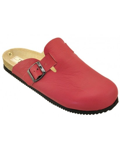 700 CIABATTONE CON FIBBIA VITELLO FUXSIA