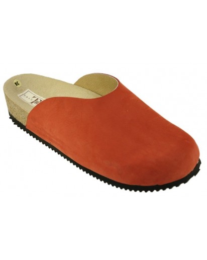 710 CIABATTONE ANATOMICO NABUK ROSSO