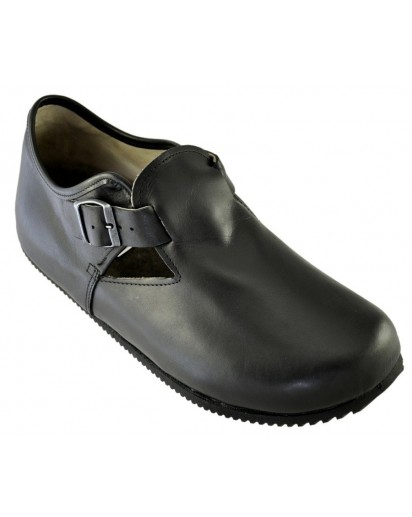 LONDON SCARPA CON FIBBIA VITELLO NERO