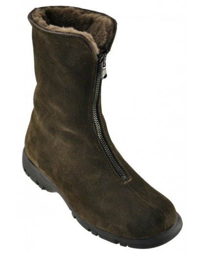 STIVALETTO CAMOSCIO MARRONE F.MONT.TR282