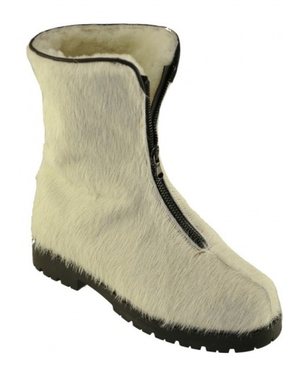 STIVALETTO CON CERN.CAV.BIANCO FOD.WL TR