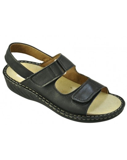 M105 SANDALO VITELLO T.MORO CINT.VELCRO
