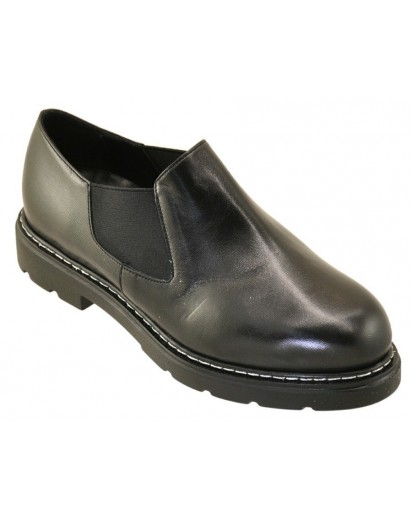 ROM575 NAPPA NERO CON ELASTICI SUOLA GOM