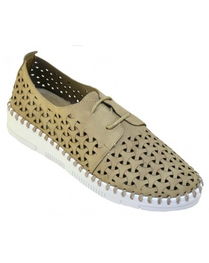 SCARPA ALLACCIATA MICROFIBRA FORATA KAKY