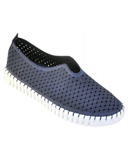 SCARPA PANTOF.SCOLLO V MICROF.FORATA BLU