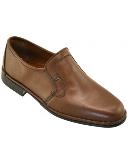 SCARPA A PANTOF. S.CRISPINO CUOIO 1/2 GO