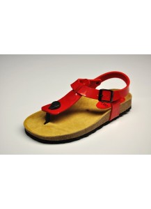 INFRADITO SANDALO VERNICE ROSSO MARTINA