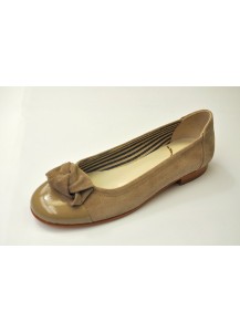 BALLERINA SUOLA CUOIO TORTORA RP