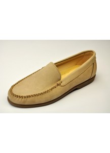 MOCASSINO UOMO NABUK BEIGE   FREETIME