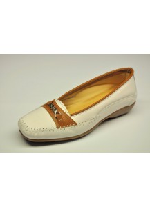 MOCASSINO DONNA BIANCO/NATUR.FREETIME