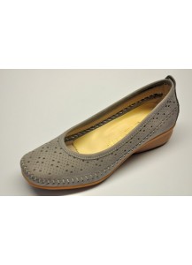 MOCASSINO NABUK GRIGIO    FREETIME