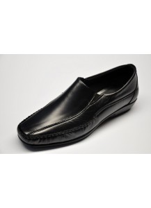 MOCASSINO NAPPA  NERO ZEPPA  FREETIME