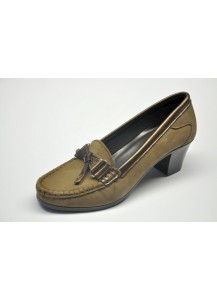 MOCASSINO NABUK SALSA  TACCO50 FREETIME