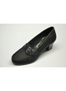 MOCASSINO NABUK+NAPLAK NERO T50 FREETIME