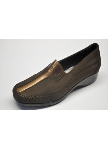 MOCASSINO NABUK T.MORO+BRONZO FREETIME
