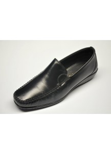 MOCASSINO NAPPA  NERO ZEPPA  FREETIME