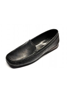 MOCASSINO NAPPA  NERO ZEPPA  FREETIME