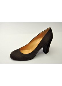 SCARPA DECOLTE` CAMOSCIO T.MORO ST