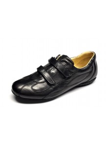 SNEAKER VITELLO NERO VELCRO