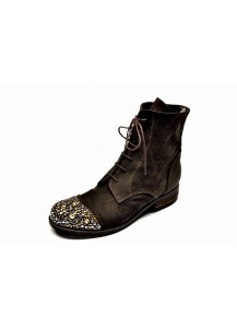 STIVALETTO ALLACC.NABUK T.MORO+BORCHIE