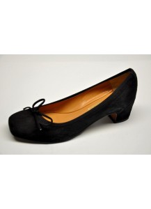 SCARPA CAMOSCIO NERO  TACCO 40 ERCOLI
